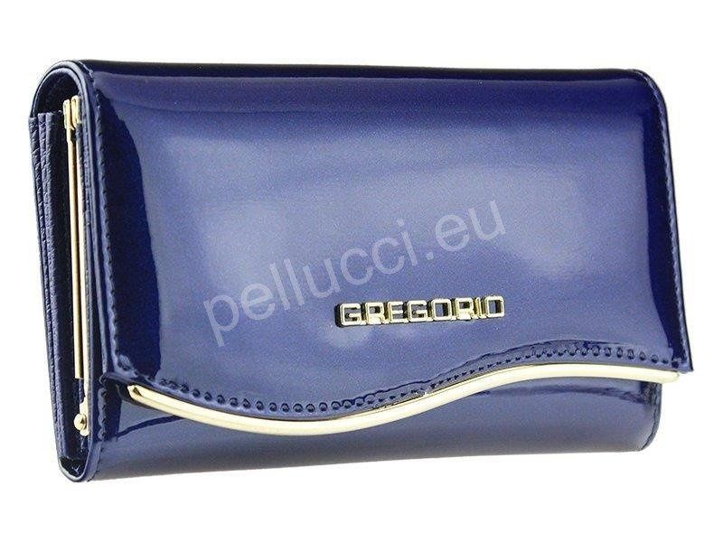 Portfel damski skórzany PELLUCCI ZLF-101 Ciemny Brąz zdjęcie 3