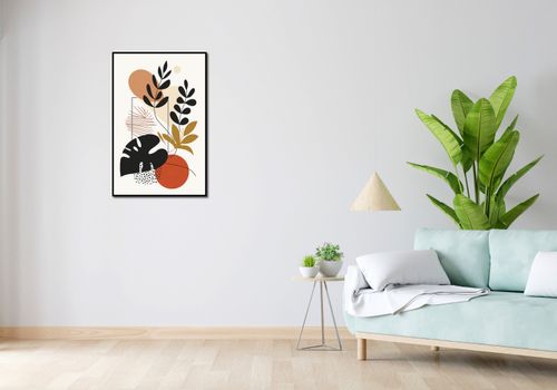 Plakat 56,6x86,4cm Zawisły Liść na Arena.pl