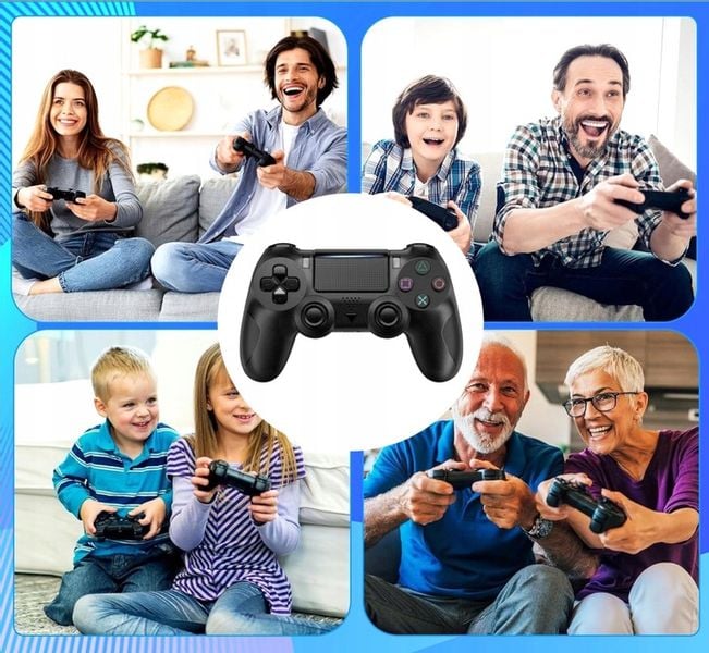 KONTROLER DO PS4 PAD DOUBLESCHOCK WIBRACJE CZARNY DUALSHOCK zdjęcie 3