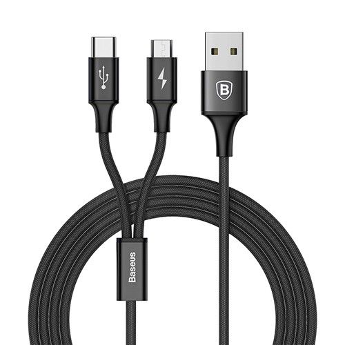 Baseus Kabel Rapid USB 2w1 Micro Usb + USB C na Arena.pl