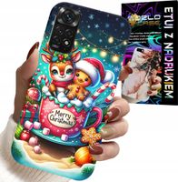 ETUI DO XIAOMI NOTE 11 / 11S - RENIFER Z PIERNIKIEM MERRY CHRISTMAS