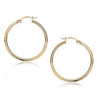 Złote kolczyki Staviori