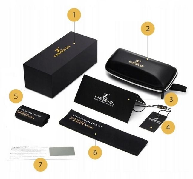 Okulary przeciwsłoneczne KINGSEVEN AVIATOR PILOTKI zdjęcie 5