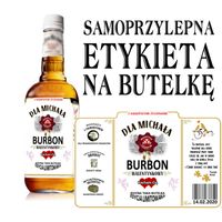 Prezent na Walentynki - Etykieta Personalizowana JIM BIM