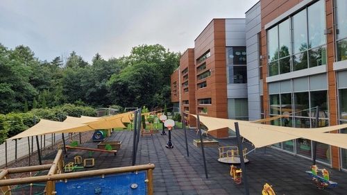 ŻAGIEL PRZECIWSŁONECZNY OGRODOWY BARDZO MOCNY HDPE TRÓJKĄT PIASKOWY 7X7X7 na Arena.pl