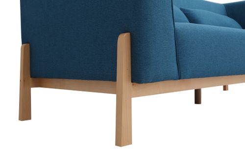 Sofa trzysobowa Palla niebieska na Arena.pl