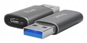 Adapter Trust Calyx USB-C do USB-A szary