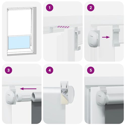 Roleta zaciemniająca 70x130 cm Szerokość tkaniny 65,7 cm na Arena.pl