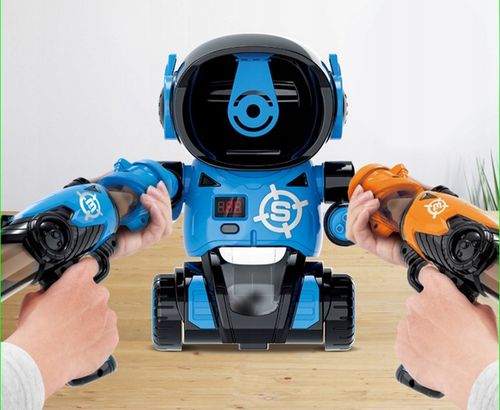 ROBOT GRA STRZELANIE DO CELU PISTOLET LICZNIK LCD TARCZA DO STRZELANIA na Arena.pl