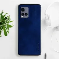 Etui AIORIA Vintage LEATHER do Vivo Y33T / Y33S / Y21S / Y21 niebieski