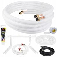 ZESTAW DO SAMODZIELNEGO MONTAŻU KLIMATYZACJI do 3,5 kW Rura Miedziana 5 m