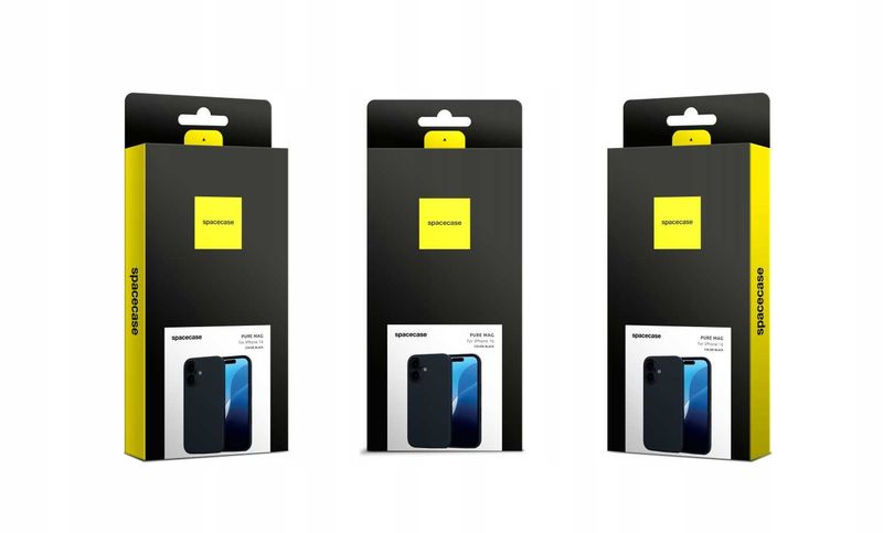 Spacecase Pure Mag Iphone 16 Black zdjęcie 13