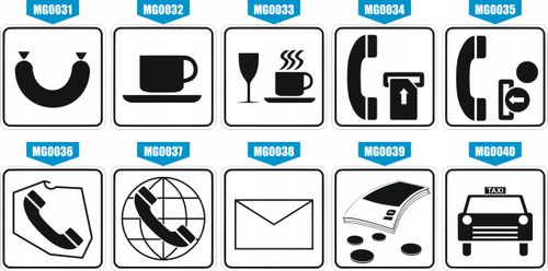 Tabliczka informacyjna Grawer 10x10 piktogram Uwaga! Śliskie schody na Arena.pl