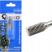 Frez pilnik 10x20mm trzpień 6mm walec GEKO G37502