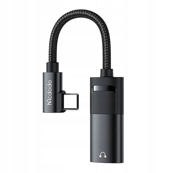MCDODO PRZEJŚCIÓWKA ADAPTER USB TYP C DO AUX + USB-C DO SŁUCHAWEK ŁADOWANIA zdjęcie 5