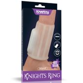vibrating ridge knights ring (white)