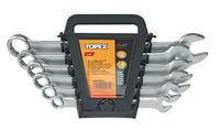 komplet kluczy płasko-oczkowych 6-sztukowy 8-17mm premium - t 35d755