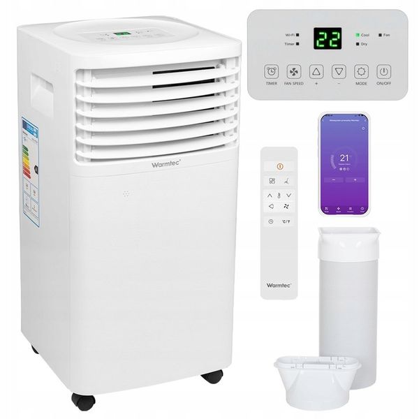 Klimatyzator przenośny WiFi 3w1 2,6kW Sotra cichy osuszacz zdjęcie 1