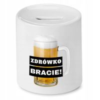 Skarbonka Dla Brata Zdrówko Bracie Prezent Z Nadrukiem Ze Zdjęciem