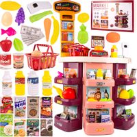 Sklep Stragan Supermarket Dla Dzieci + 44 Elementy
