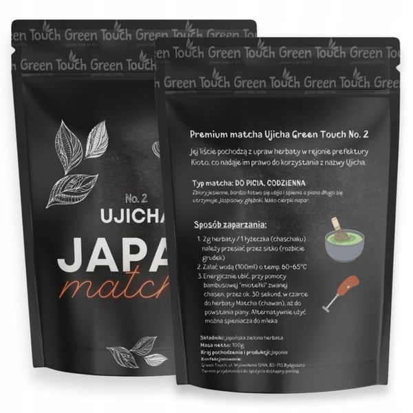 Herbata matcha japońska 100g Ujicha codzienna zdjęcie 4