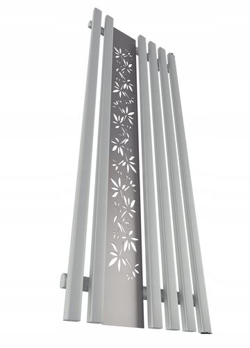 Grzejnik dekoracyjny FLOWER 180x60 SILVER na Arena.pl