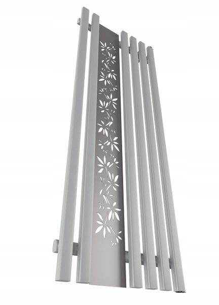 Grzejnik dekoracyjny FLOWER 180x60 SILVER zdjęcie 3