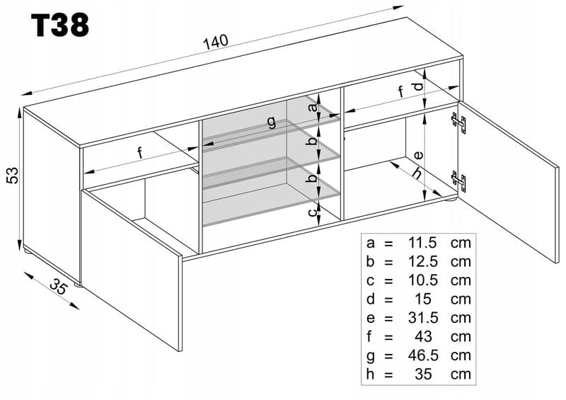 Pan Igiełka Szafka RTV LED Czarny Biały Dąb Wotan Połysk Mat  RGB LED Pilot zdjęcie 2