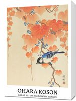 Obraz 50x70cm Design Great Tit, Koson Vintage do Salonu