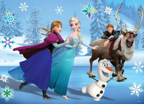 Puzzle dwustronne maxi 24 elementy. Kraina Lodu 2 na Arena.pl