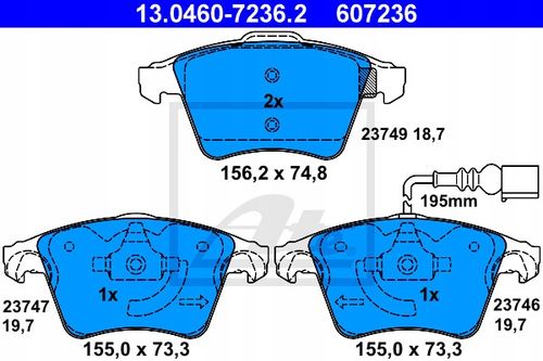 TARCZA HAM PRZOD 308X30 V ATE na Arena.pl