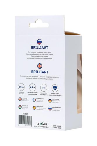 Todo Brilliant Blue Anal Plug na Arena.pl
