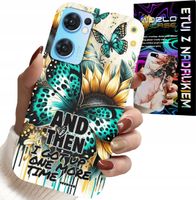 ETUI DO OPPO RENO7 5G - AND THEN I GOT UP, KOBIECE WZORY + FOLIA