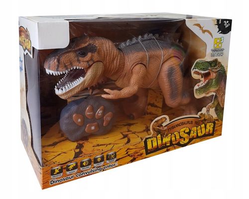 INTERAKTYWNY DINOZAUR ZDALNIE STEROWANY ROBOT LED na Arena.pl