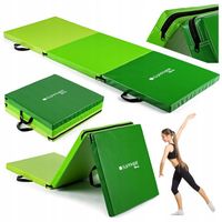 MATERAC gimnastyczny SKŁADANY 180x60x5cm MATA DO ĆWICZEŃ REHABILITACJA