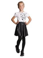 Rajstopy dziewczęce z włóknami bambusowymi czarne 128-134 YOCLUB