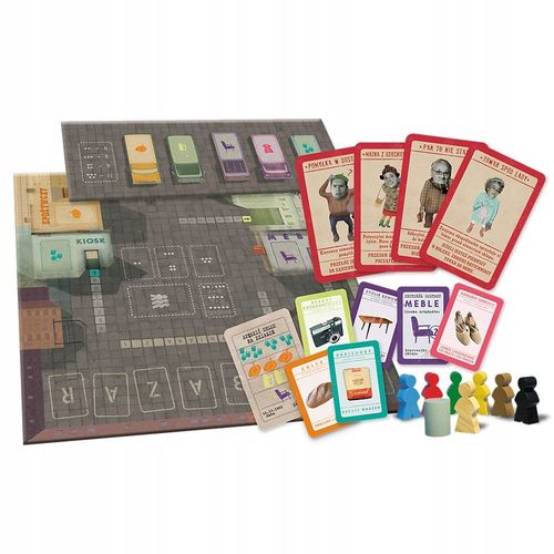 KOLEJKA IPN sentymentalna kultowa gra planszowa zakupy PRL sklepy GRA ROKU na Arena.pl