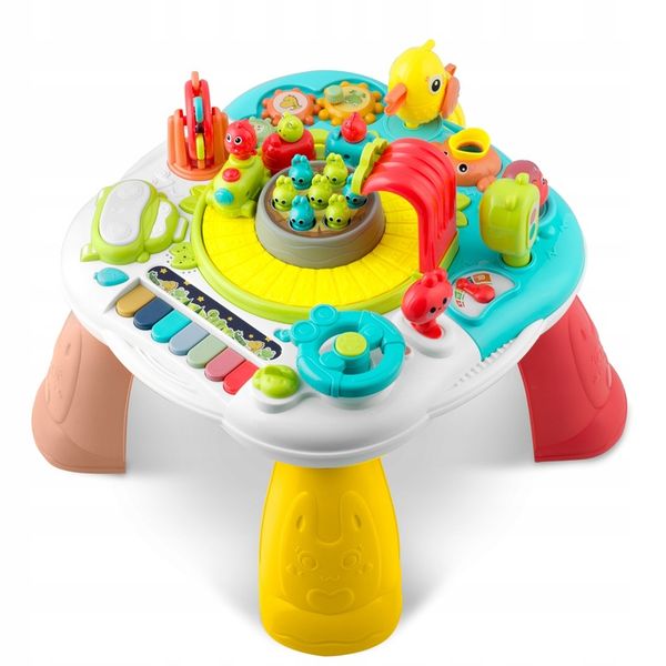 STOLIK EDUKACYJNY INTERAKTYWNY 2w1 TABLICA PANEL MUZYCZNY MUZYKA RICOKIDS zdjęcie 11