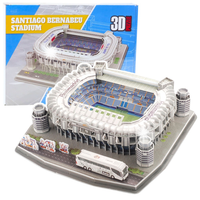 Puzzle 3D Stadion Piłkarski Santaigo Bernabeu Real Madryt 101el