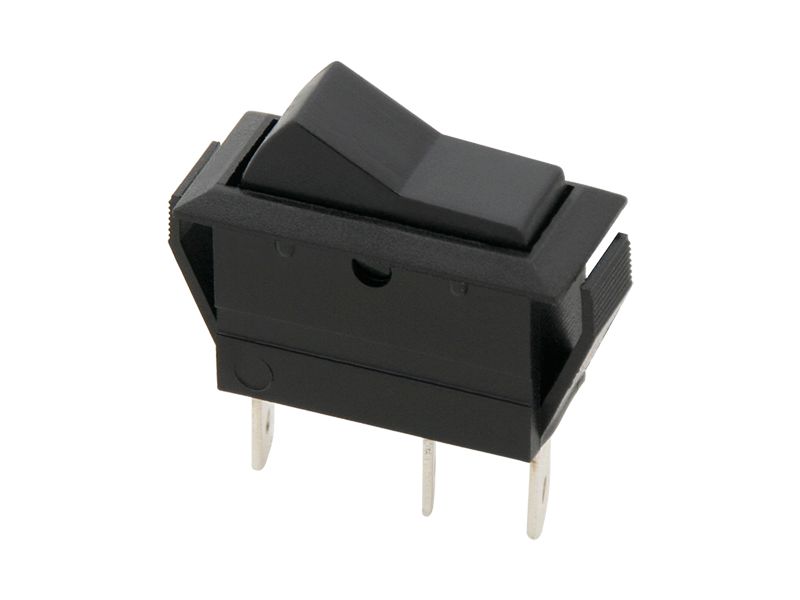 Przełącznik ASW-09D samochodowy czarny 3PIN zdjęcie 1