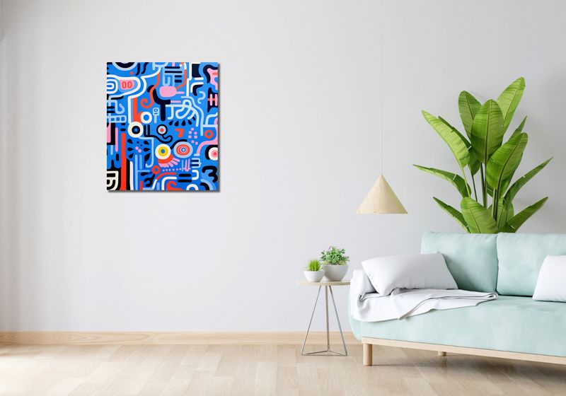 Obraz 60x70cm Rytmiczne Echo zdjęcie 2