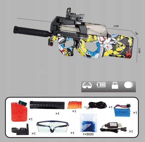 KARABIN PISTOLET AUTOMAT NA KULKI ŻELOWE ZESTAW na Arena.pl