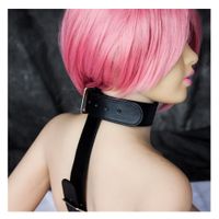 uprząż collar with restraints adjustable black