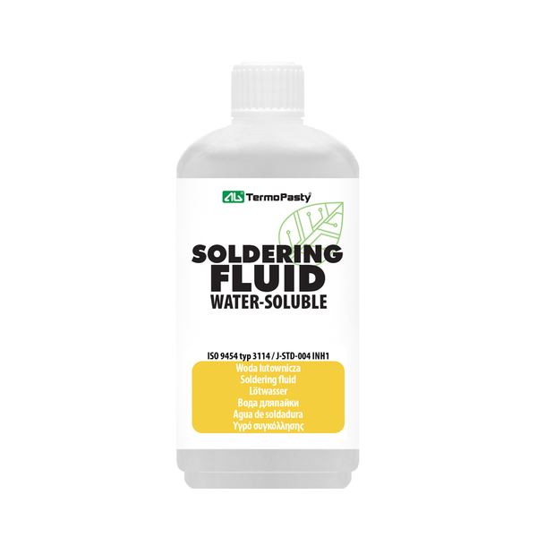 Woda lutownicza 50ml z pędzelkiem do lutowania zaśniedziałych kabli i cynku zdjęcie 2