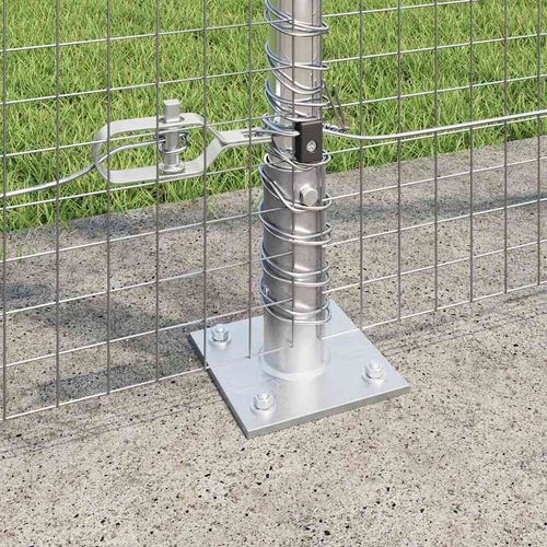 Ogrodzenie z słupkami Srebrny 1.6 x 25 m Stal na Arena.pl