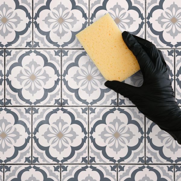 Naklejki Na Płytki Kafelki Pastelowe ORNAMENTY Mozaika Zestaw 24 szt. 20x20 zdjęcie 3