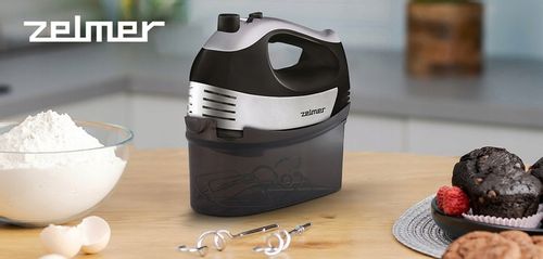 MIKSER RĘCZNY ZELMER LEKKI ROBOT KUCHENNY 5 BIEGÓW 4 KOŃCÓWKI TURBO 700W na Arena.pl