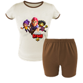 Krótka Piżama dziecięca Brawl Stars