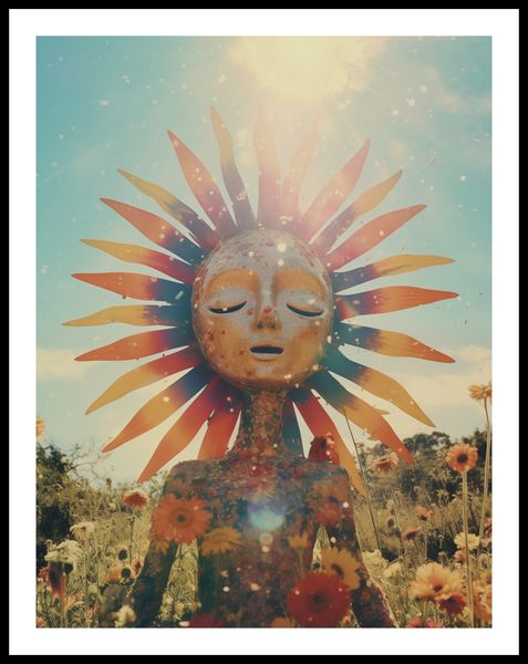 Plakat 50x65cm Słoneczna Medytacja zdjęcie 3