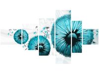 100CM 180CM OBRAZ 6 ELEM TURKUSOWE DMUCHAWCE ŚCIENNY
